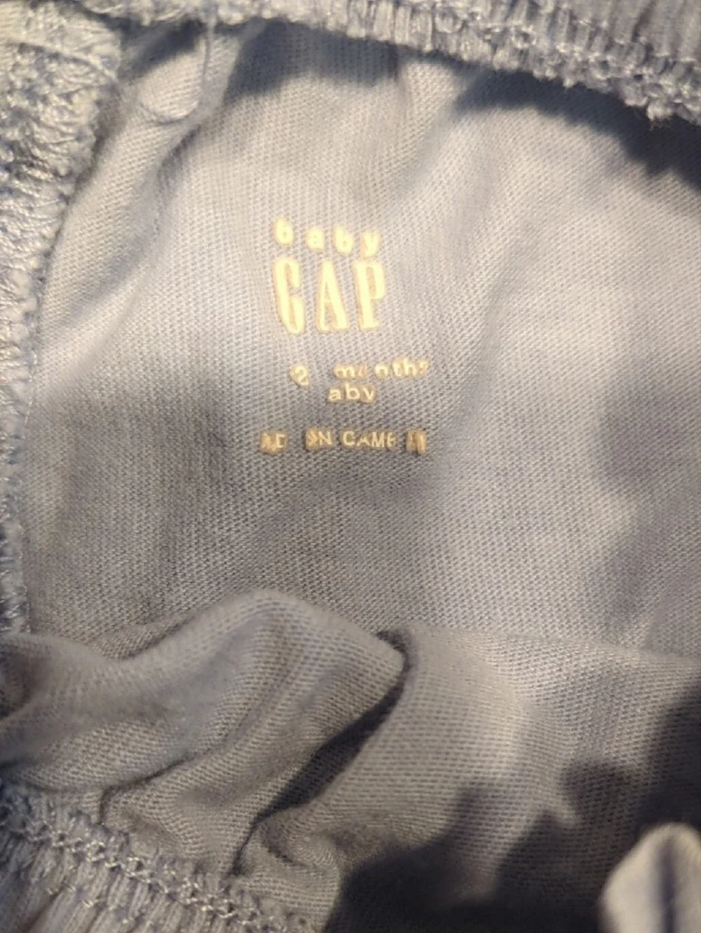 GAP Floral Print & Light Blue Baby Bloomers Set